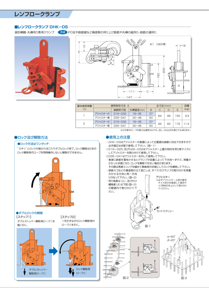 城東産業株式会社 ｜レンフロークランプ DHK