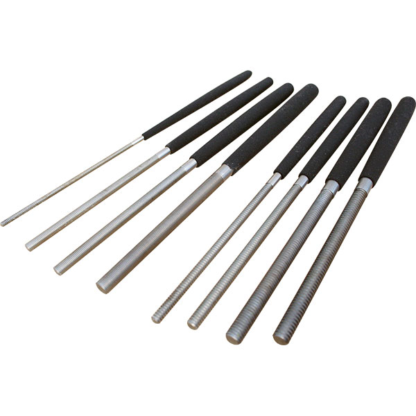 木彫ヤスリ 丸 8本セット（柄付） | つくる人をシゲキする オフの店