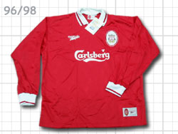 リバプール REEBOK ユニフォームショップ 1996-1998 Liverpool Home