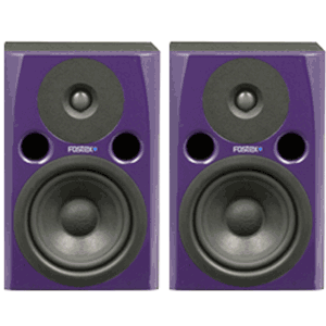FOSTEX/スピーカー/PM0.4N(V)(バイオレット)(アンプ内蔵)（2本セット