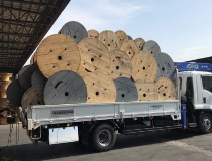 電線用木製ドラム｜株式会社ロジス・ワークス
