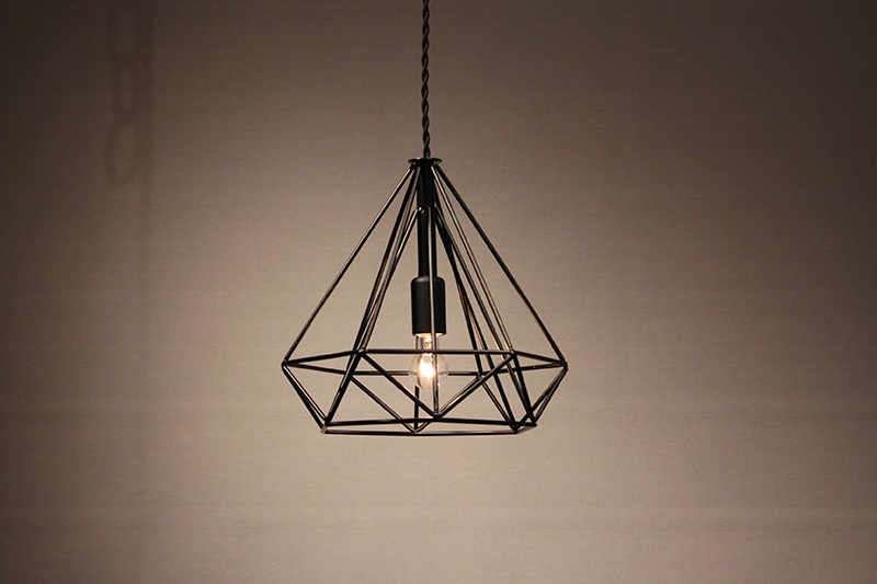 輸入照明 WK001 アイアン黒塗装 ペンダントライト - 照明専門店ルシーバ