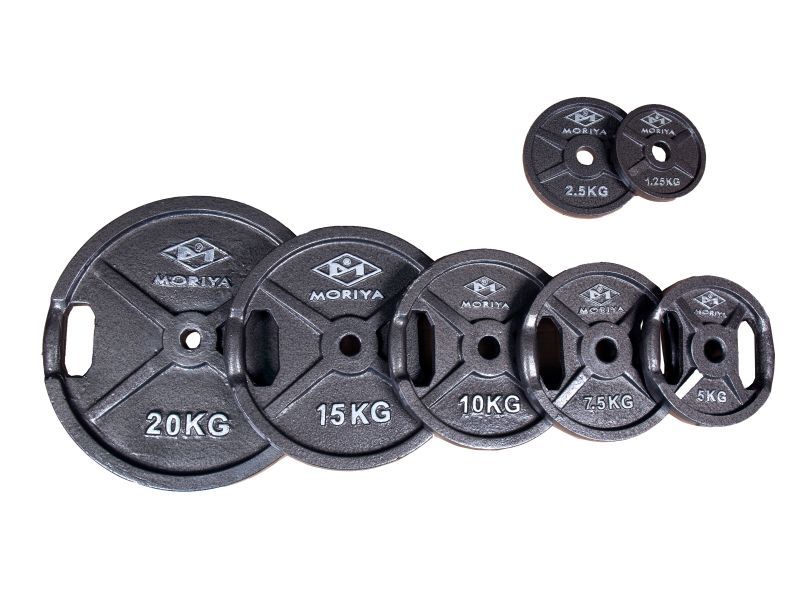 GFCダンベルグリップ（中・短2セット）モリヤプレート125kg 直接引取