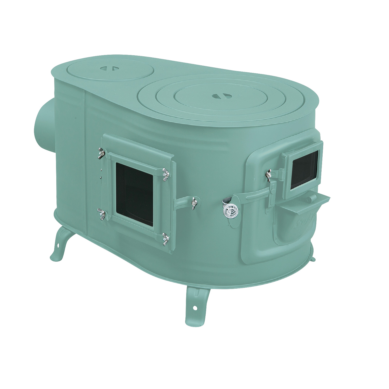 カラータマゴ型3面窓付薪ストーブ”FIRE SIDE” 小3号 商品