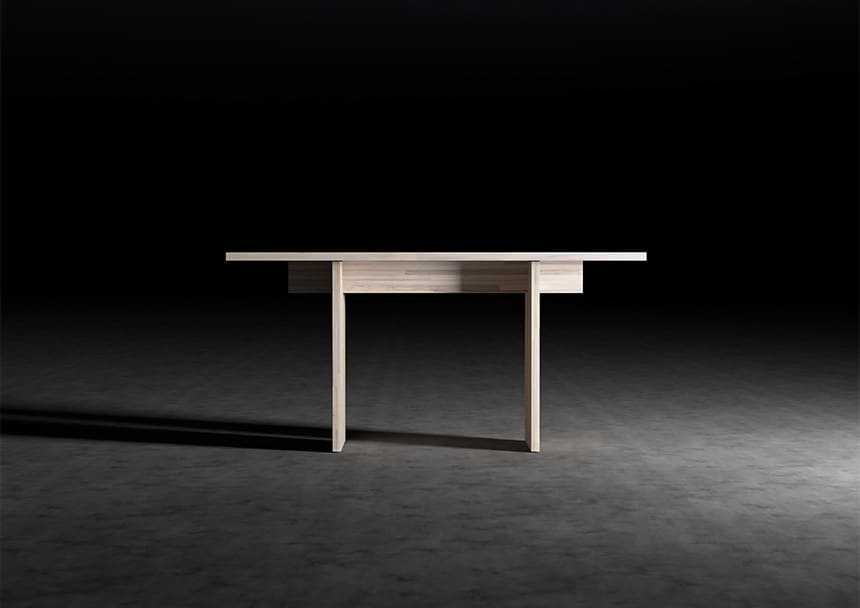 Tavola コンソールデスク 木製脚 | Tavola 大きなテーブル・デスク