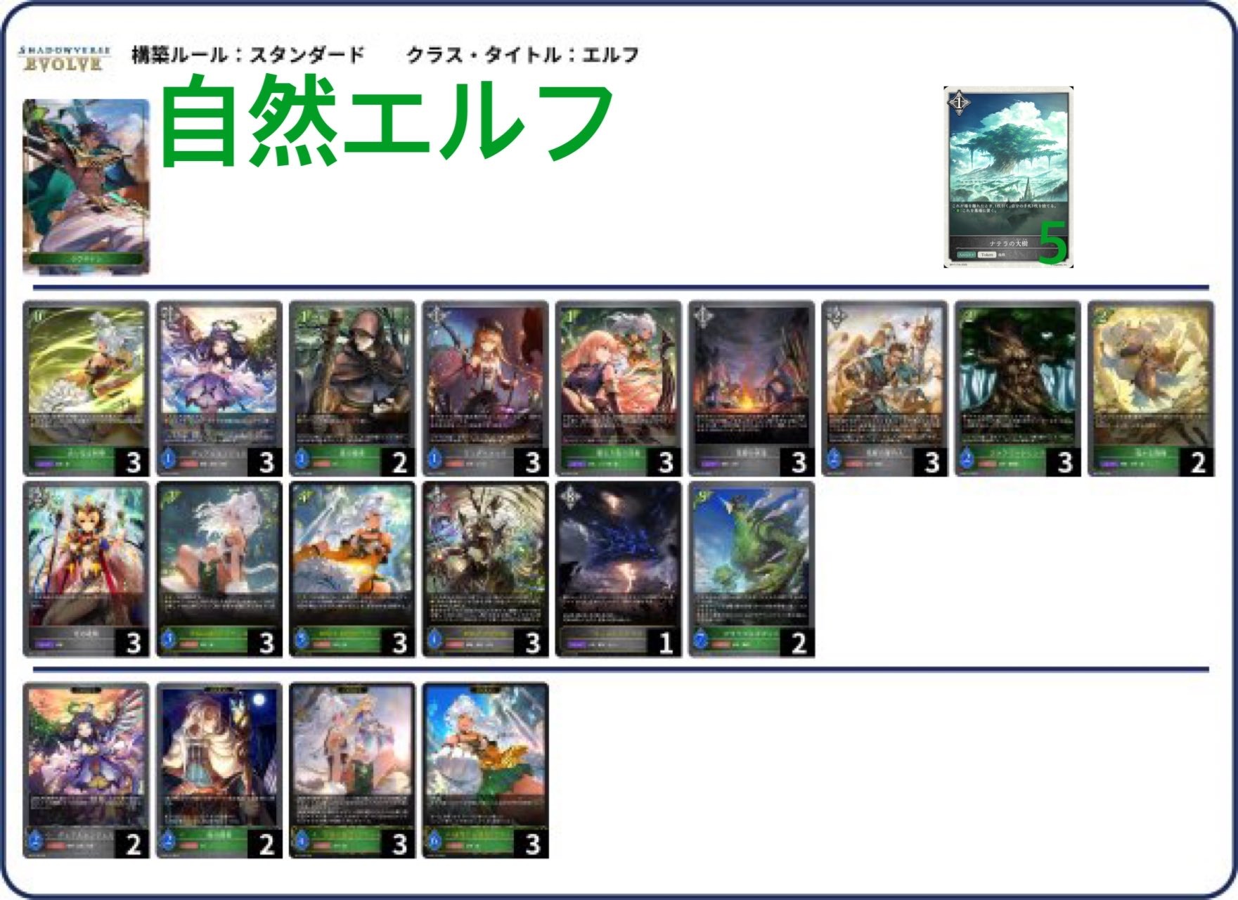 デッキ販売】自然エルフ 販売ページ｜シャドバ通販｜高価買取も実施中