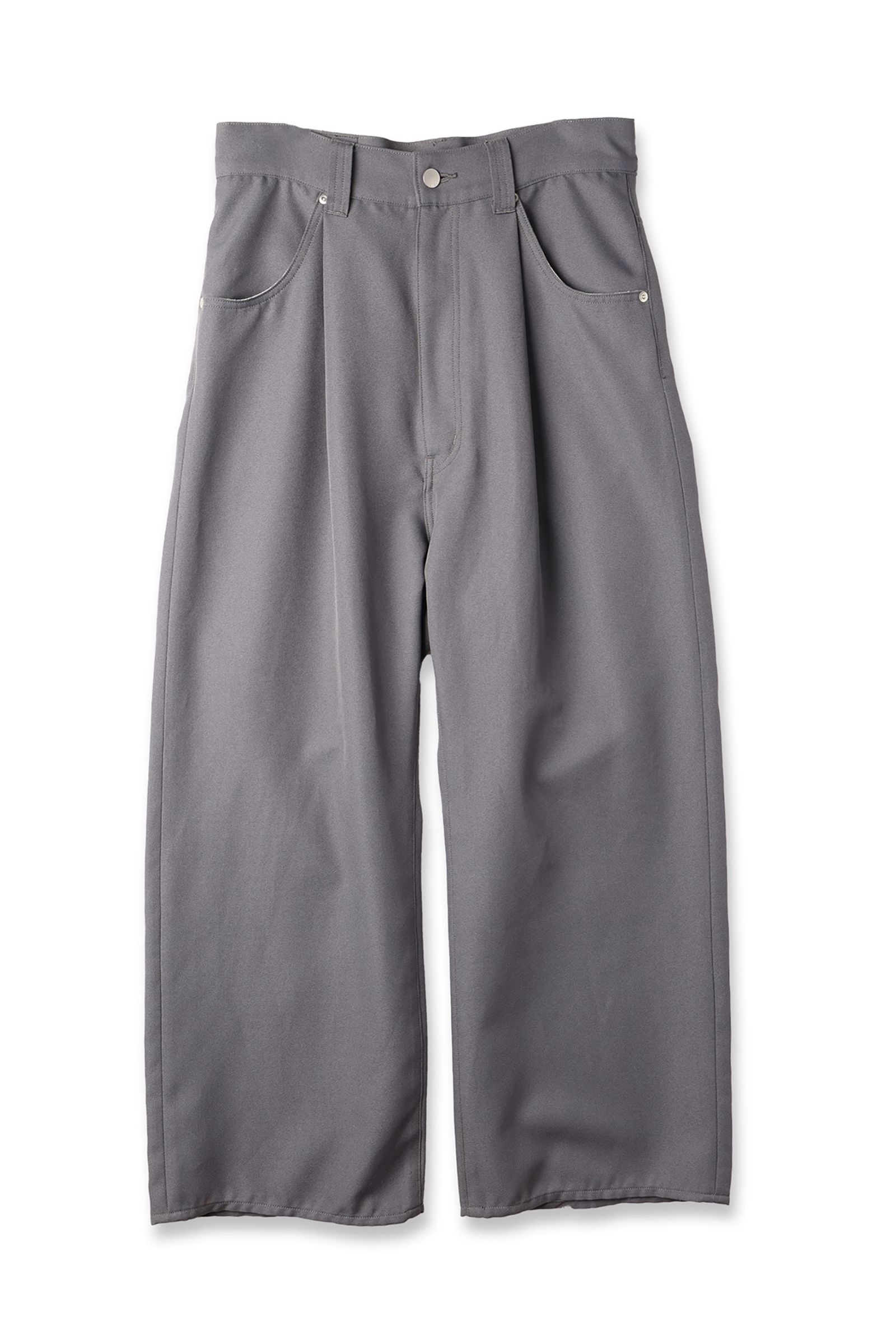 JIEDA - WIDE ONE TUCK STRAIGHT PANTS | GRAY | ワイドストレート