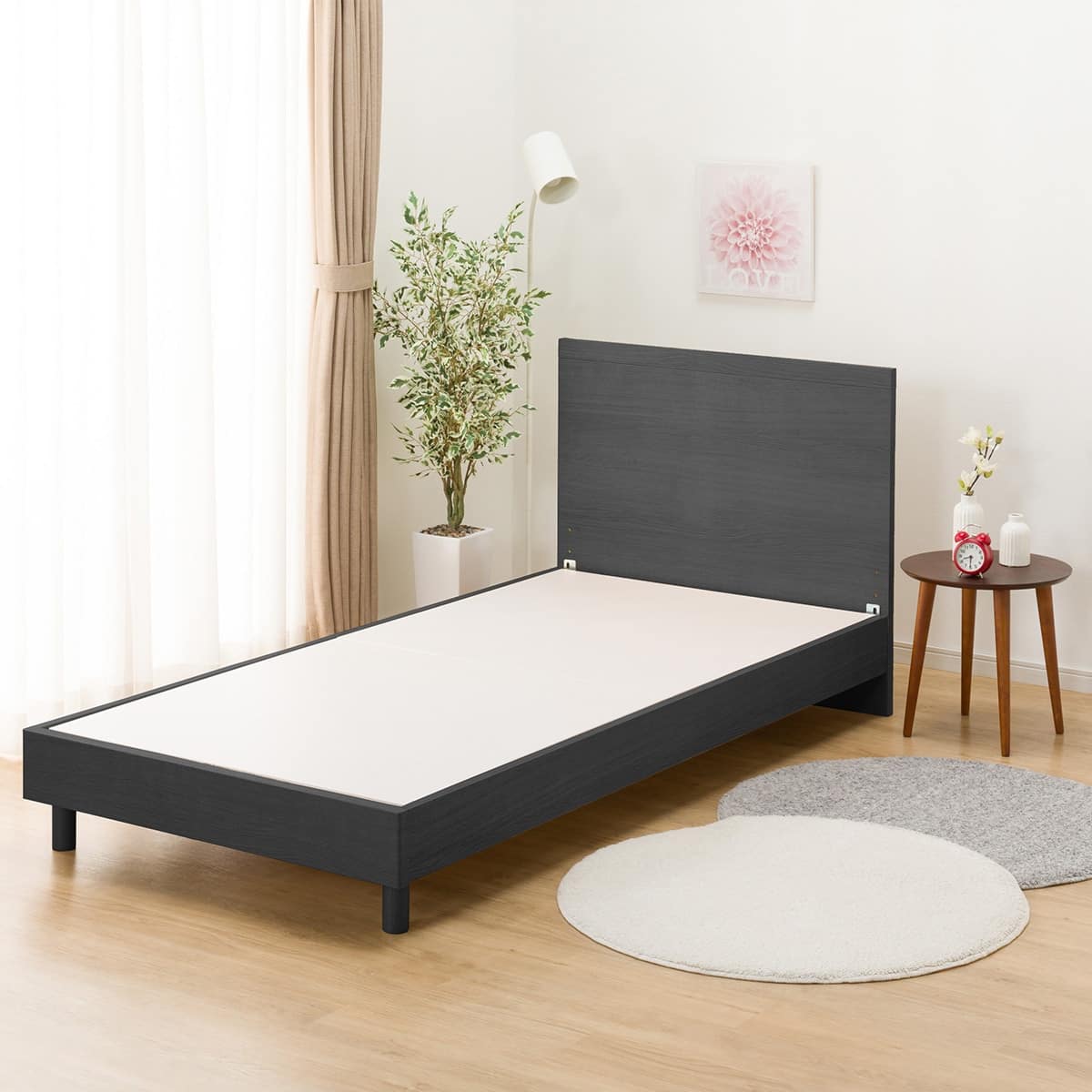 シングルベッドフレーム(NS-001 BK LEG/LOW 床板) | ニトリネット