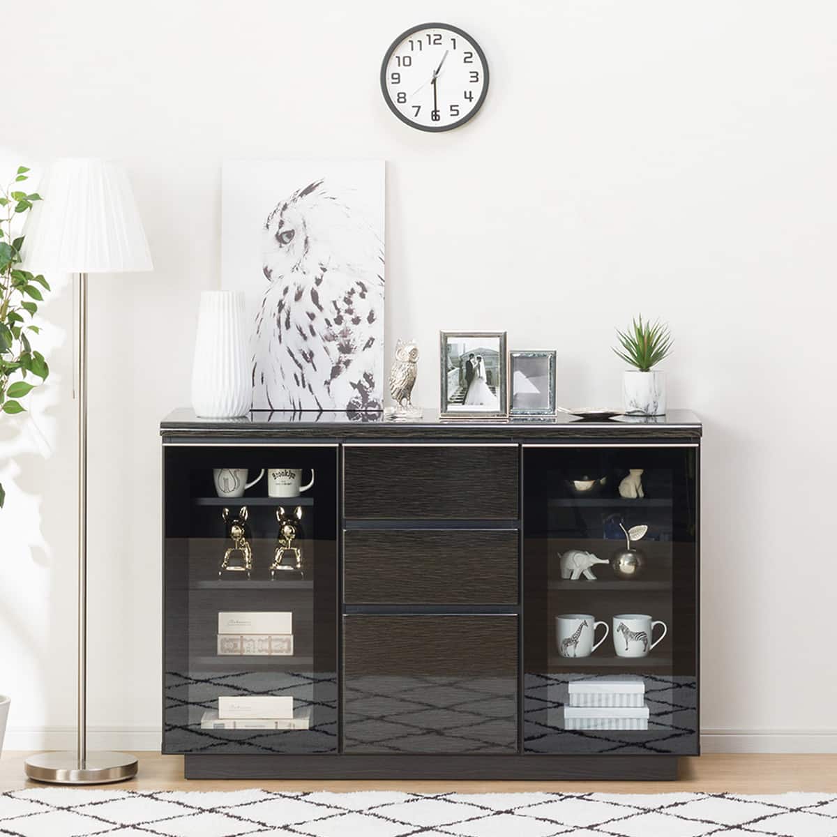 サイドボード (ポスティア120 BK) | ニトリネット【公式】 家具