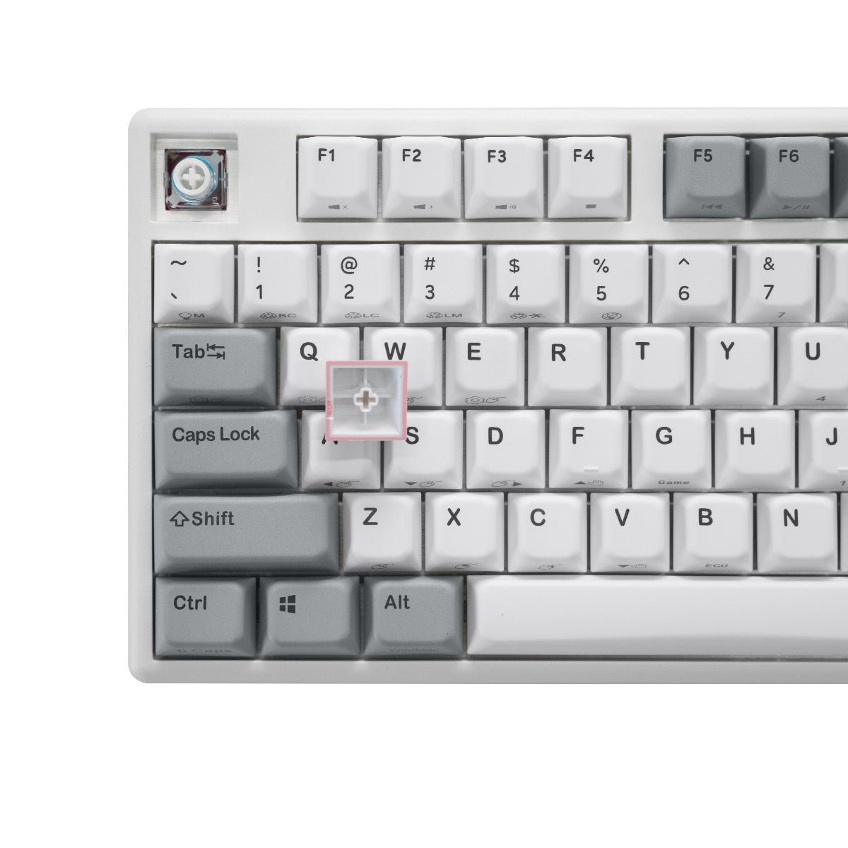 NiZ Micro82 静電容量無接点キーボード バックライト付き