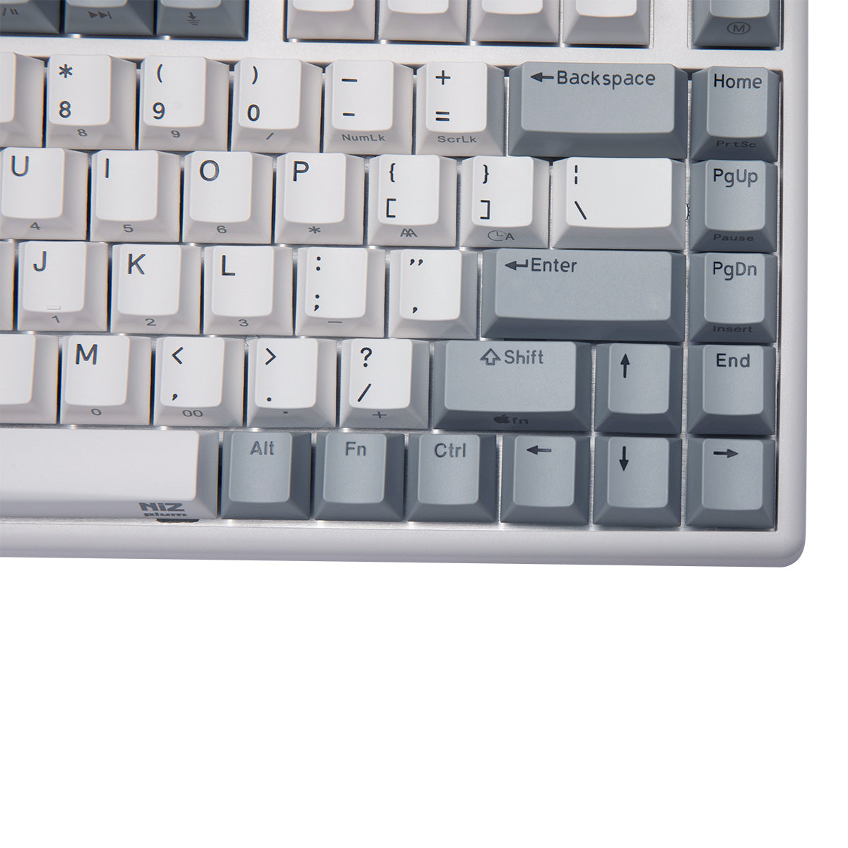 NiZ Micro82 静電容量無接点キーボード 有線・無線 白い