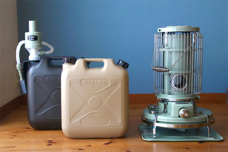 おしゃれな灯油タンク The Genie Tank 18L ＆ アラジンポンプ SET