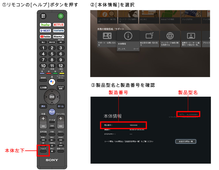 製品に関する重要なお知らせ | テレビ ブラビア | ソニー