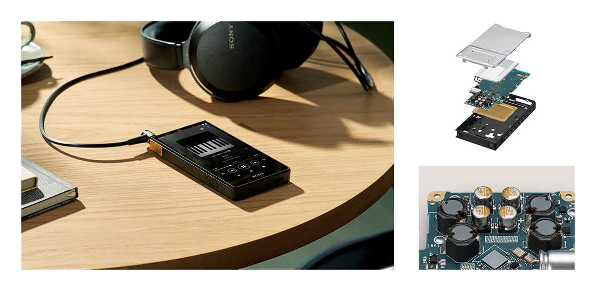 NW-ZX707 特長 : フラッグシップモデルを継承した技術と設計