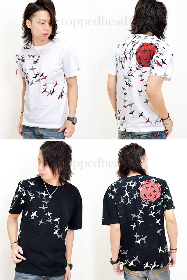 クロップドヘッズ◇群鶴半袖Tシャツ