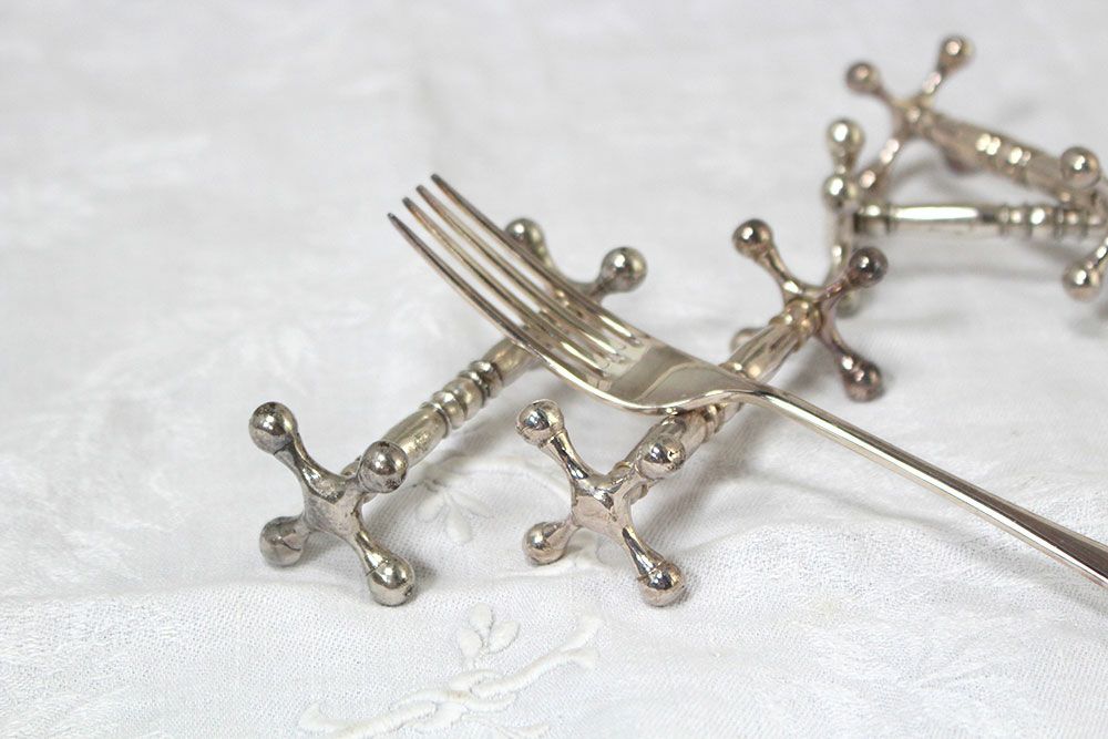 銀食器/アンティーク・シルバープレートカトラリーレスト | 雑貨と