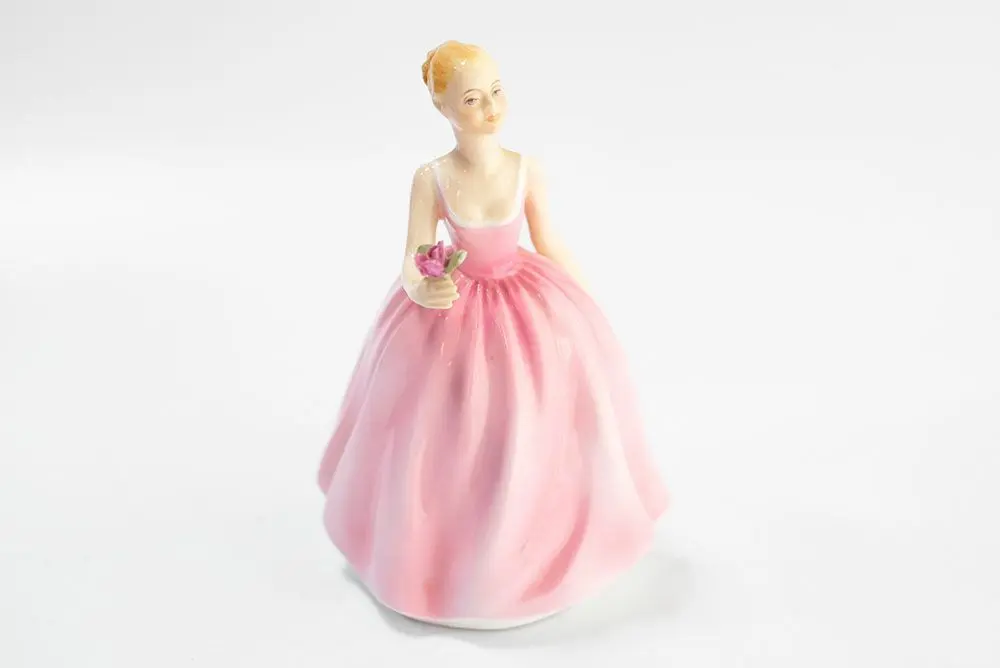 アンティーク雑貨/ヴィンテージ フィギュリン/MELISSA イギリス ドレス