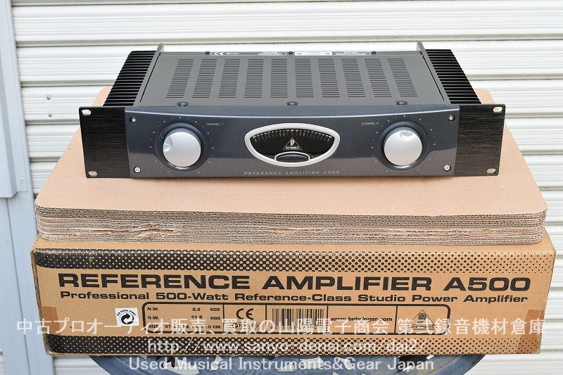 BEHRINGER A500 パワーアンプ｜中古 山陽電子商会 第弐録音機材倉庫