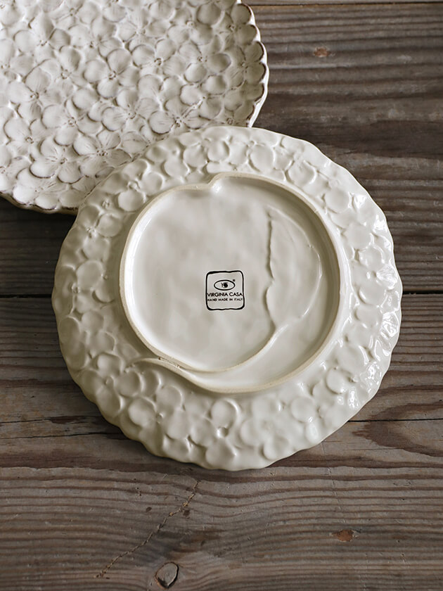 VIRGINIA CASA ROMANTICA オルテンシアプレート ホワイト - サラグレース