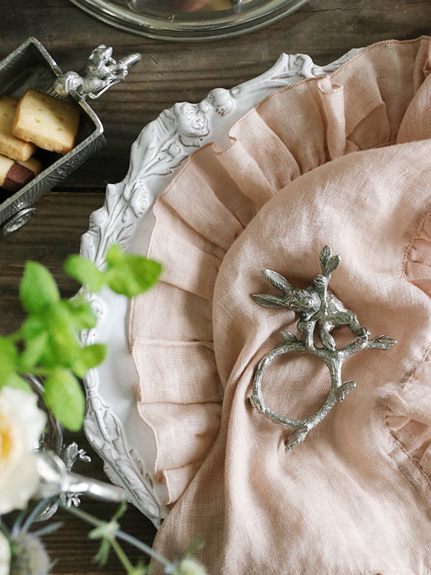 フィンランドヴィンテージ ARABIA ナプキンリングx3 フィンランド