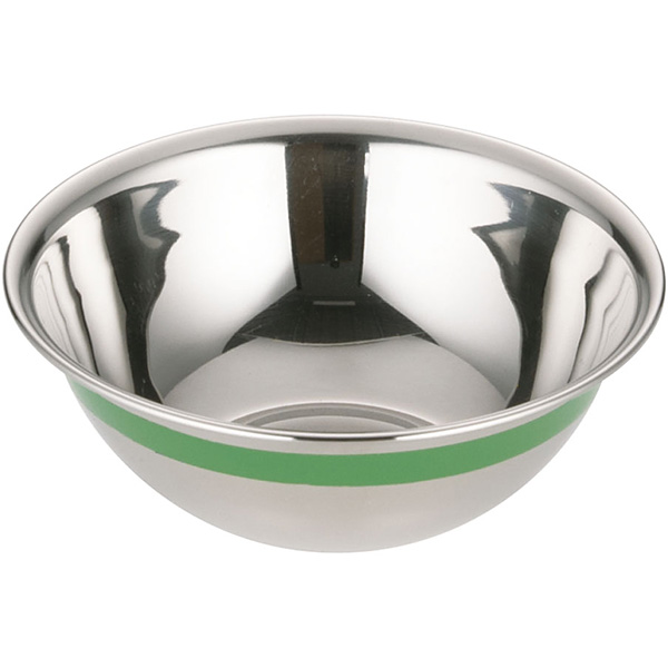 遠藤商事 TKG 18-8 ステンレス カラーライン ボール グリーン 13cm