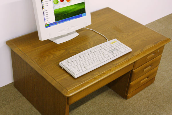 60cmの広々奥行き。片袖文机【書斎家具屋】