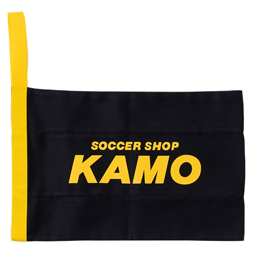 KAMOオリジナル シューズケース 黒×黒×黒×黄／サッカーショップKAMO