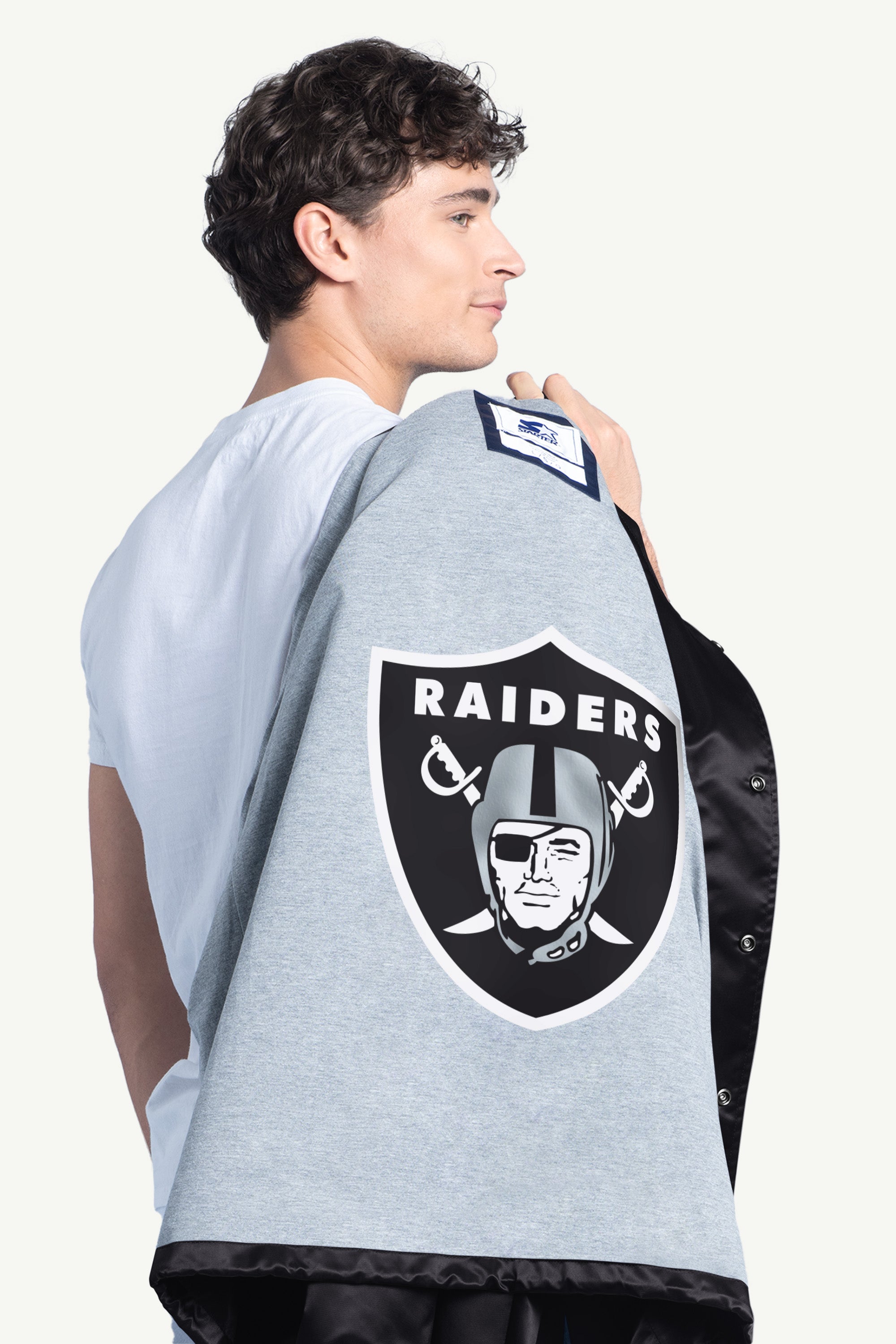 Mens Las Vegas Raiders Coaches Jacket | NFL | Starter