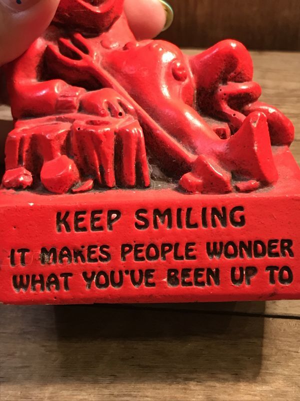 Red Devil Message Doll レッドデビル ビンテージ メッセージドール 60