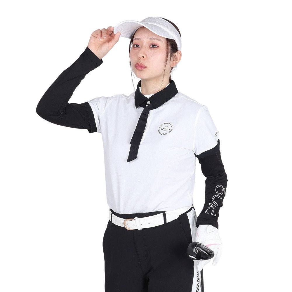 ピン（PING）（レディース）ゴルフウェア 速乾 半袖ポロシャツ 高機能