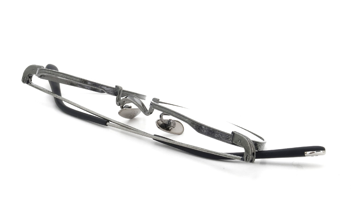 YELLOWS PLUS イエローズプラス メガネ SID通販 C1D damage silver 45