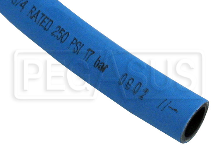 Textile Reinforced High Temperature Hose, Blue - Pegasus Auto
