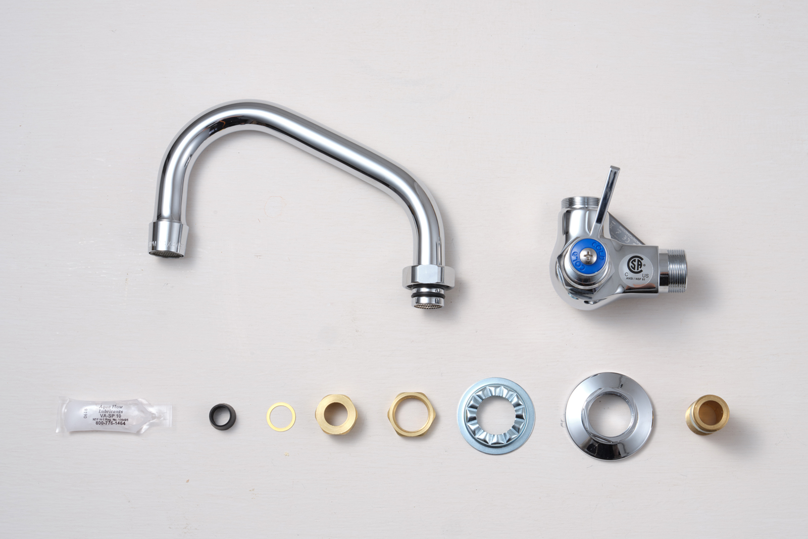 ワーカーズ水栓 壁付けシングルレバー単水栓 L150 | KB-TP009-03-G141