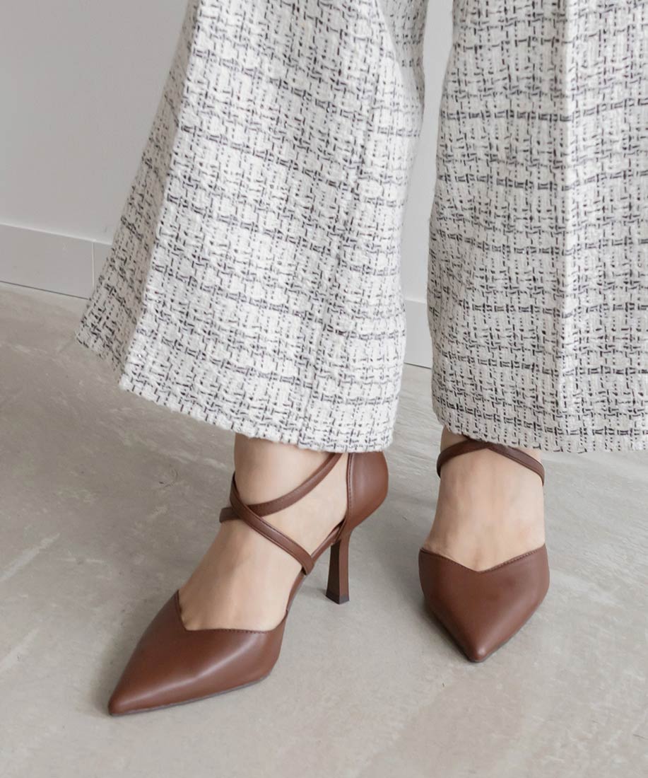 SALE】ソフト クロスストラップセパレートパンプスRANDA公式サイト