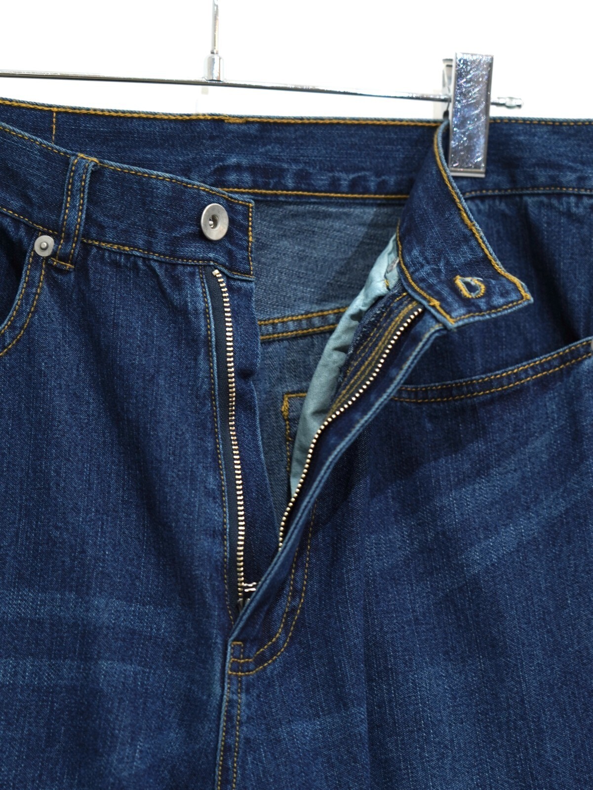 コーポレートデニムファイブポケットパンツ(フェードインディゴ