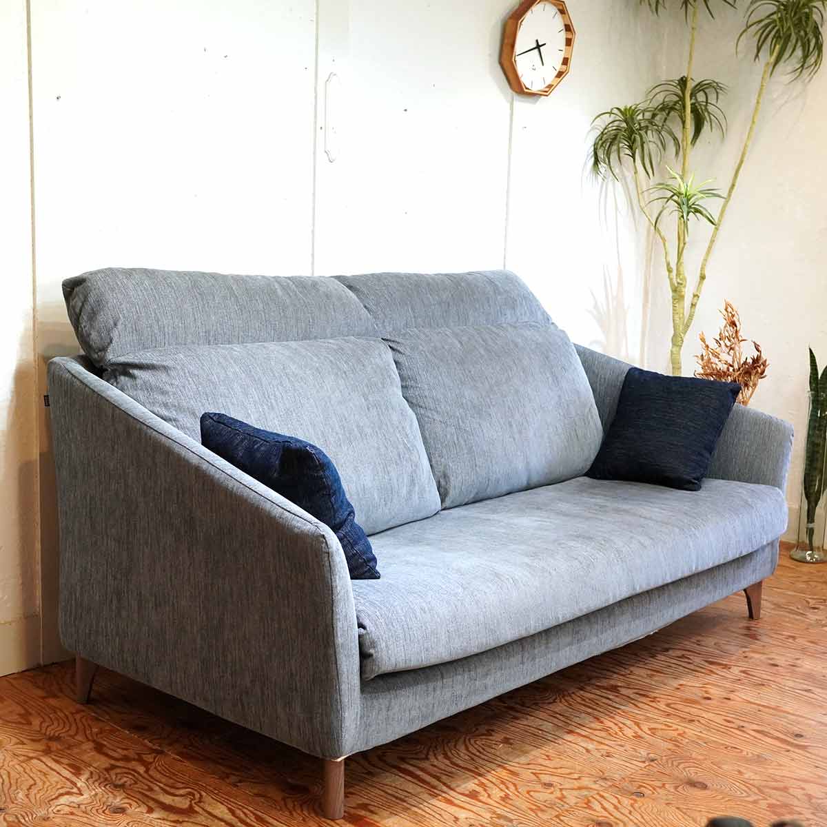 ノイエス / NOYES Vision LU 3人掛け ソファ 中古 ハイバック グレー