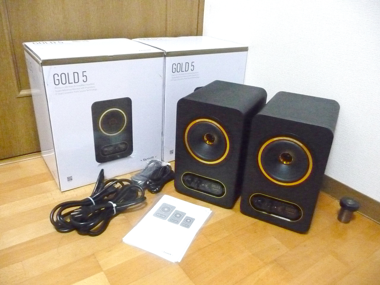 モニタースピーカー TANNOY GOLD 5 タンノイ ゴールド アンプ内蔵 ペア