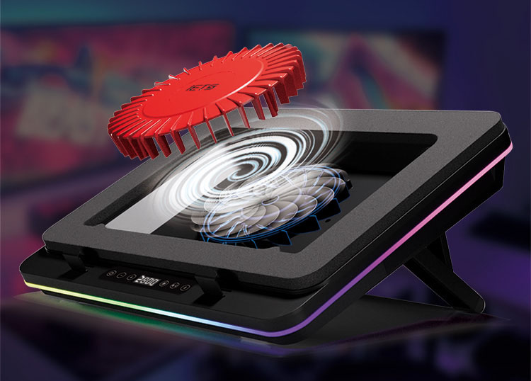 IETS GT600 ゲーミング ノートパソコン 冷却スタンド、14 