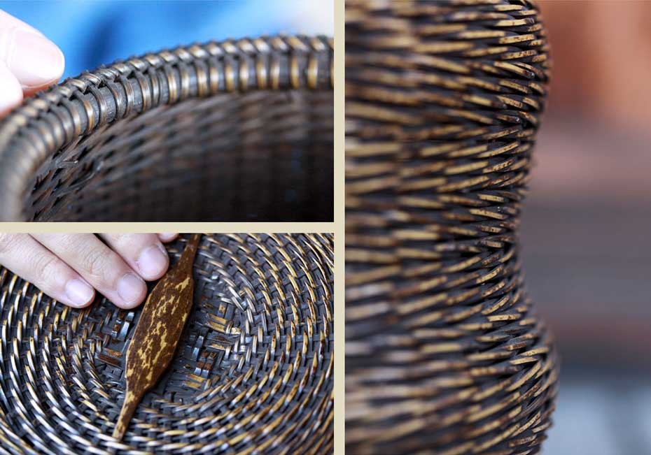 一点限り】 花かご | 虎斑竹専門店 竹虎