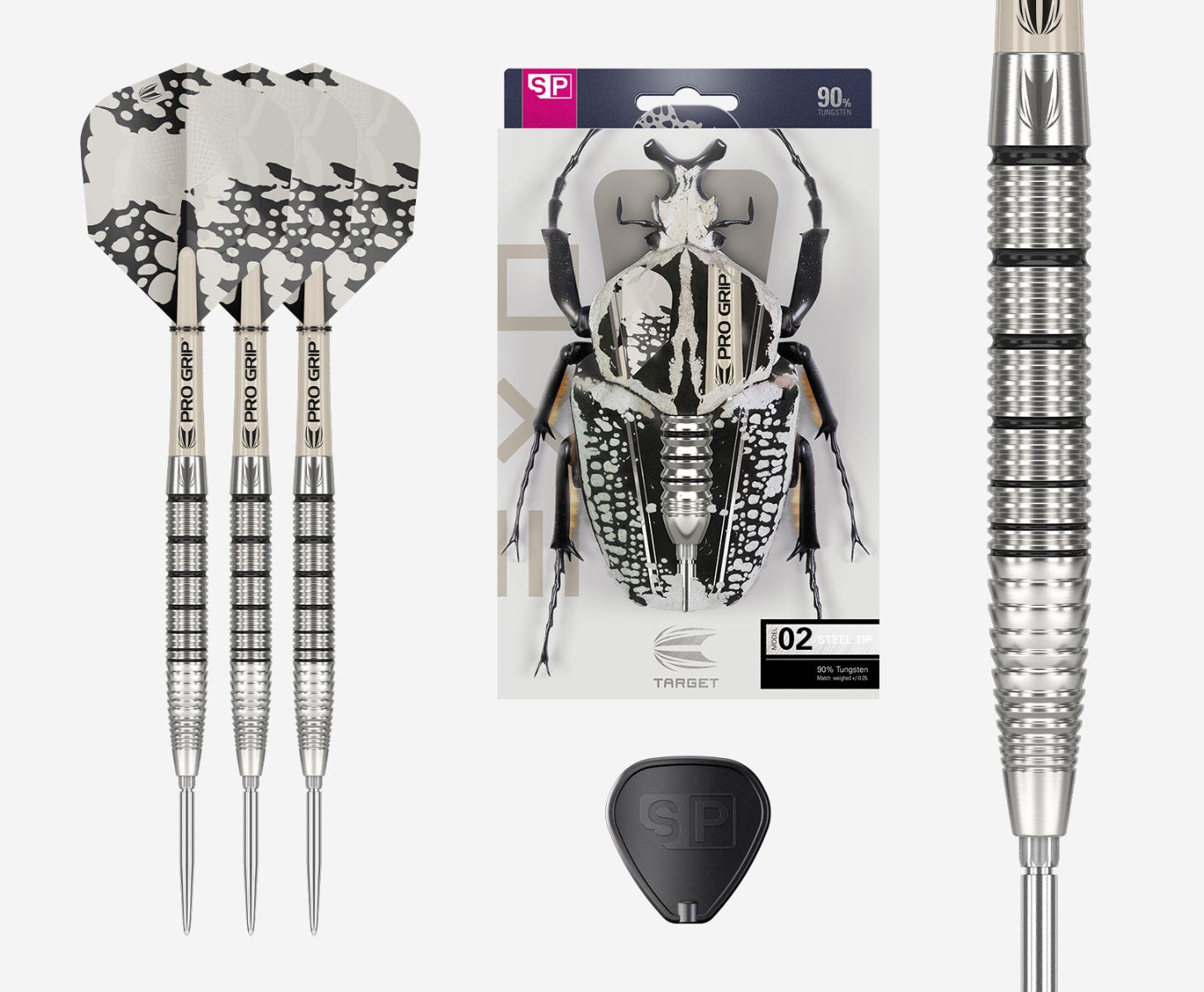EXO 02 Swiss Point Steel Tip Darts | Target Darts