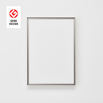 ポスターフレーム】ALUMIUM SERIES 03 RIM A2 マットシルバー 屋内用