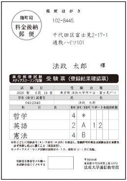 単位修得試験までの流れ | 通信制大学なら法政大学通信教育部