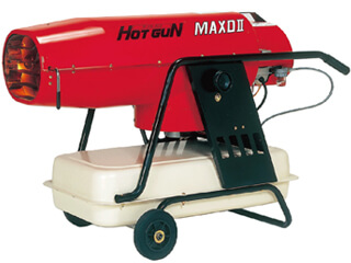 静岡製機 HGMAXD2 ホットガン 熱風オイルヒーター (乾燥用) ウエダ金物