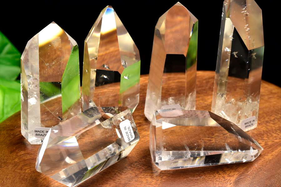 天然水晶 ポイント 六角柱｜超透明｜ポンペウ産｜水晶｜浄化｜アップ