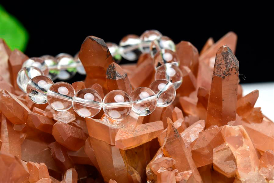 タンジェリンクォーツ（蜜柑水晶）タンジェリン水晶 クラスター