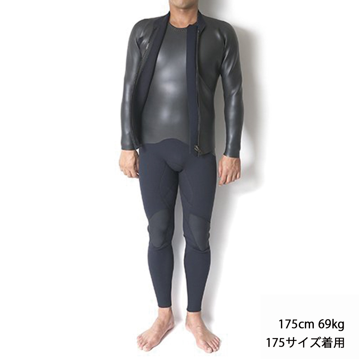 CRAFTSMAN WETSUITS 2MM 長袖タッパー フロントジップ ロングスリーブ