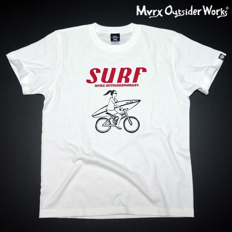 MVRX ブランド Tシャツ 半袖 メンズ レディース SURF モデル 自転車