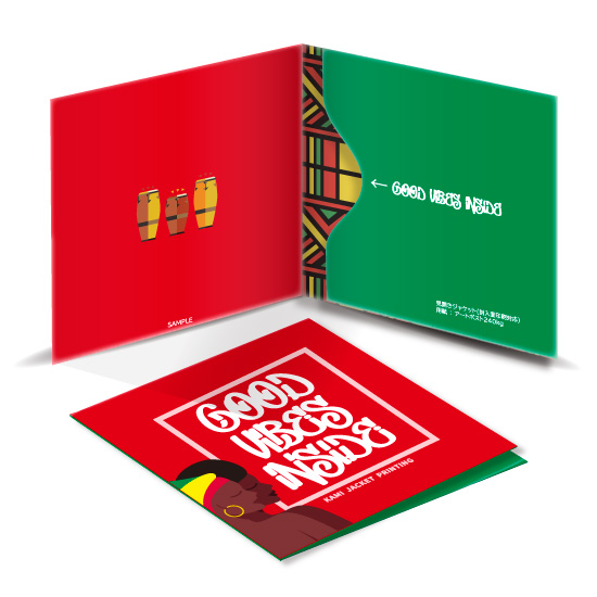 見開きジャケット(封入面印刷対応) / CD紙ジャケット印刷専門店の