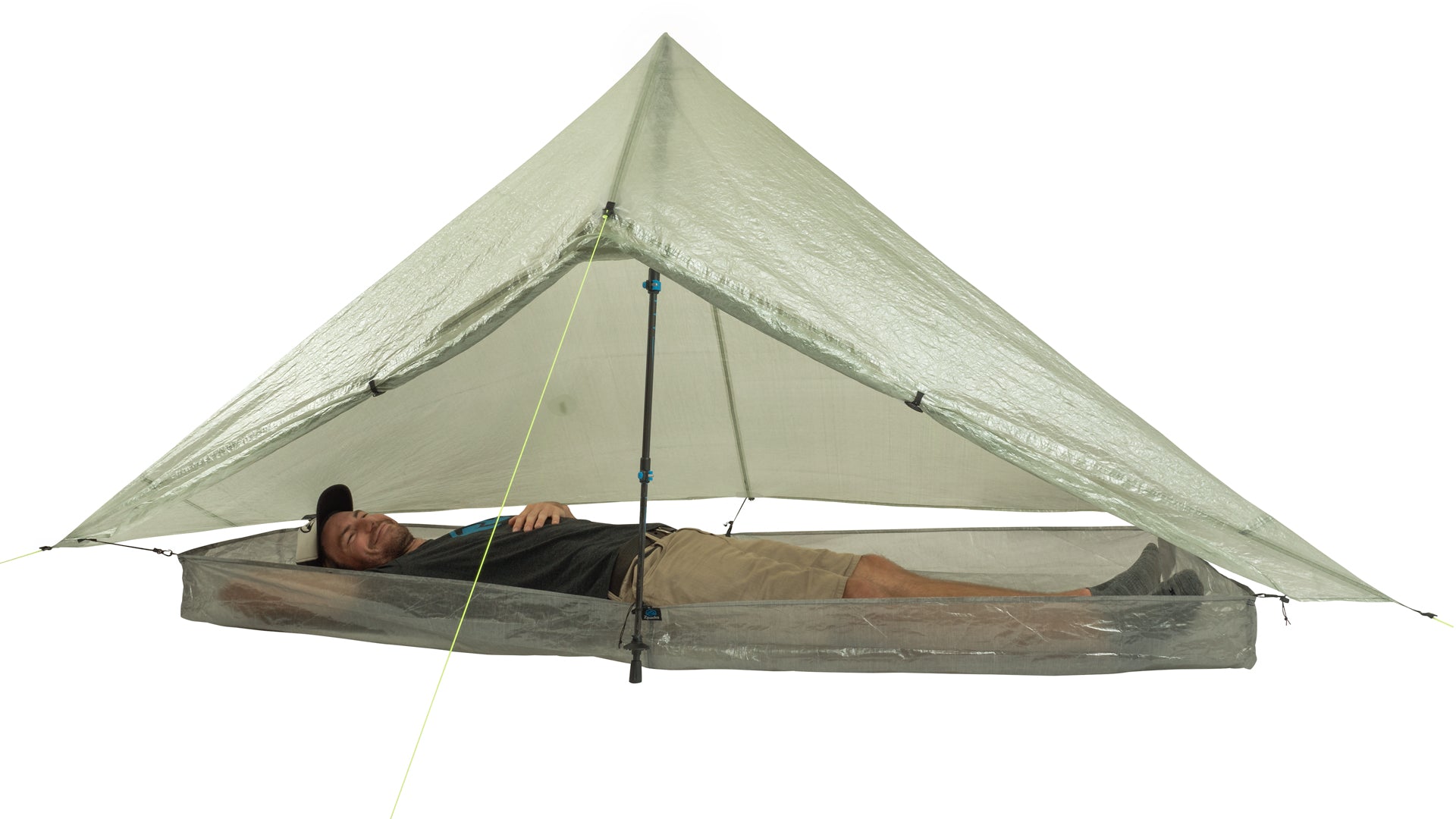 Hexamid Pocket Tarp w/ Doors - 1P UL Backpacking Shelter | Zpacks