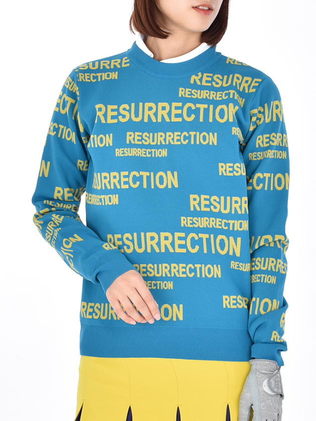 レザレクション メニーロゴセーター 22AWPO01-W（） | レディース